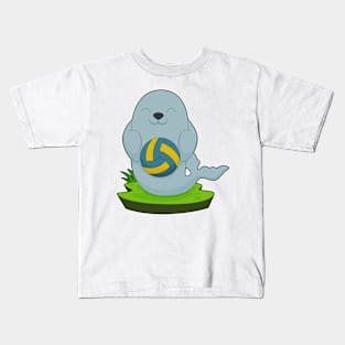 Seal Volleyball player Volleyball Kids T-Shirt